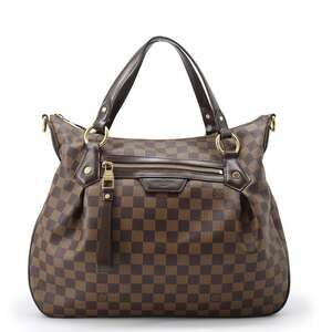 Louis Vuitton Damier Ebene Brown Ivora Handbag Shoulder Bag